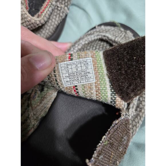 Sanuk size 10 toddler slip on shoes - Picture 7 of 7